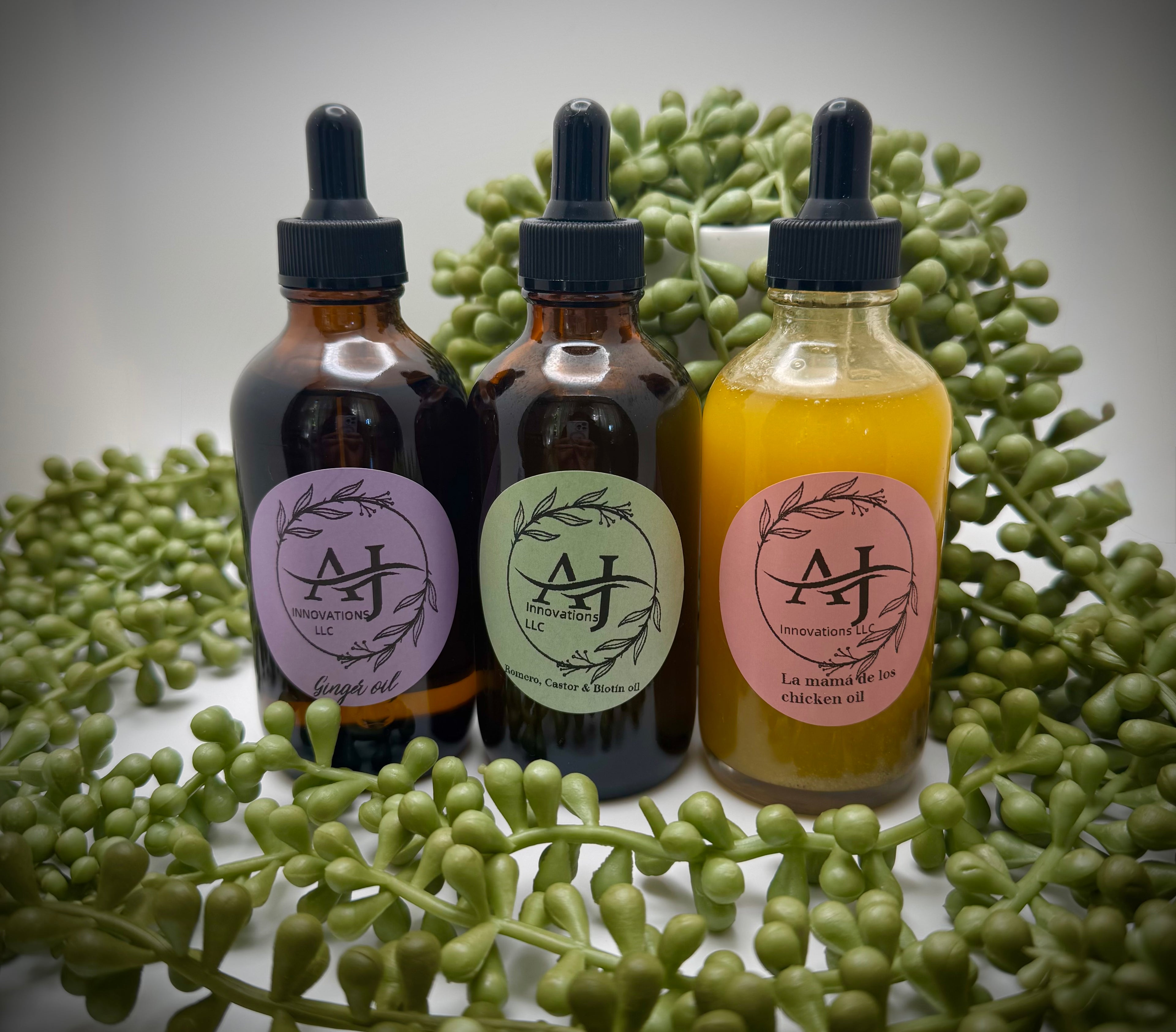 Kit de 3 Aceites Capilares 4oz