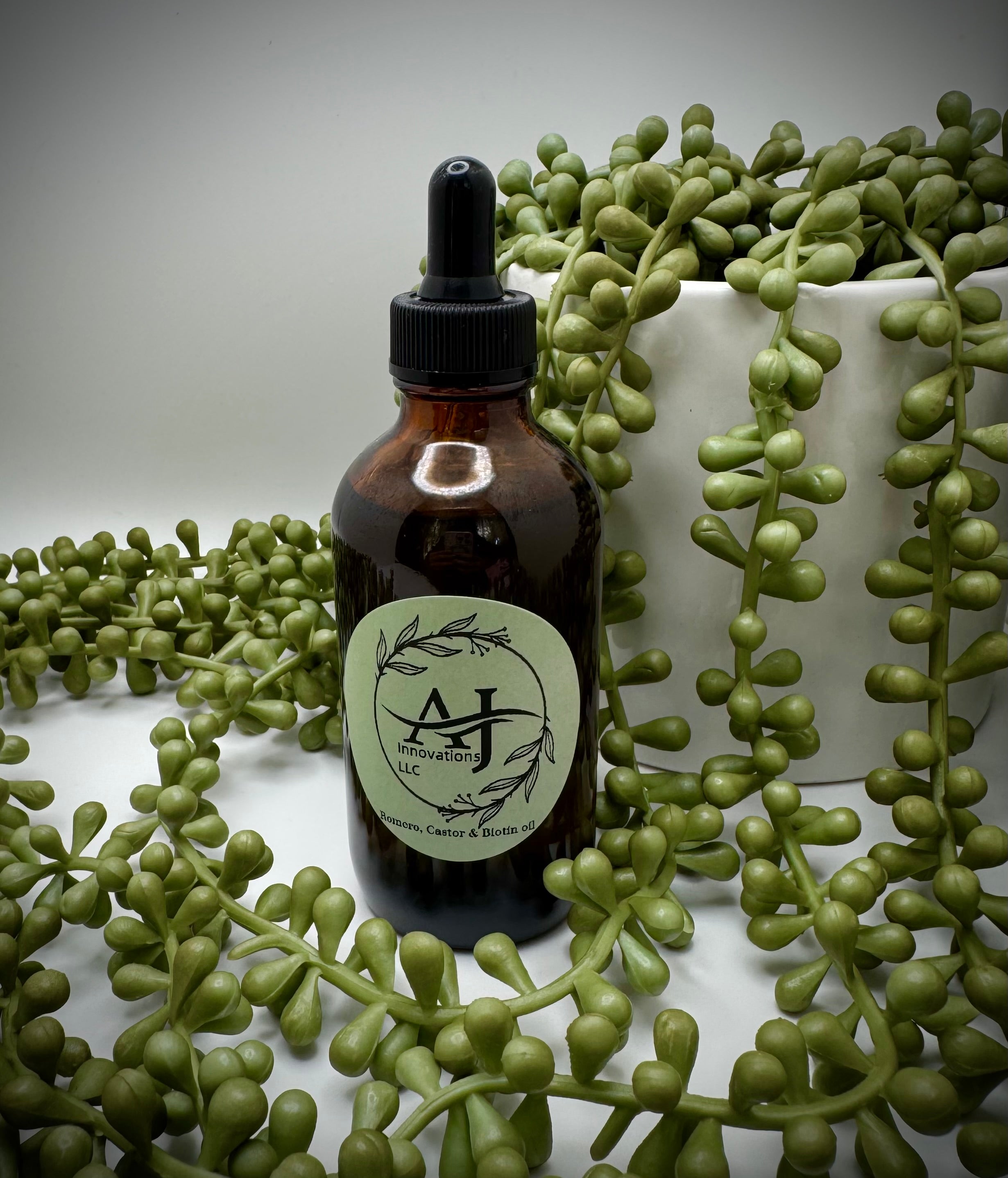 Aceite de Romero, Castor & Biotín.   4OZ