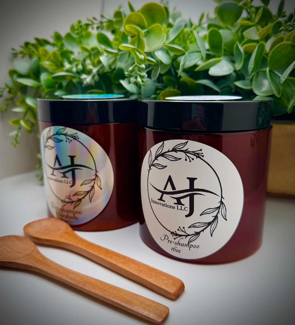 Pre-Shampoo nutritivo e hidratante set de 2 (16oz)