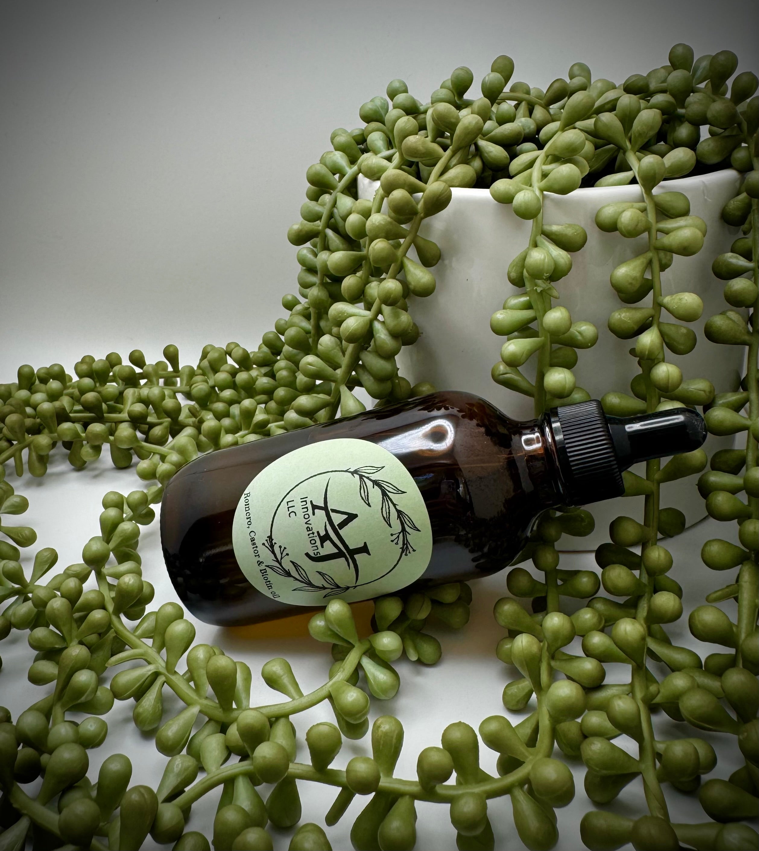 Aceite de Romero, Castor & Biotín.   4OZ