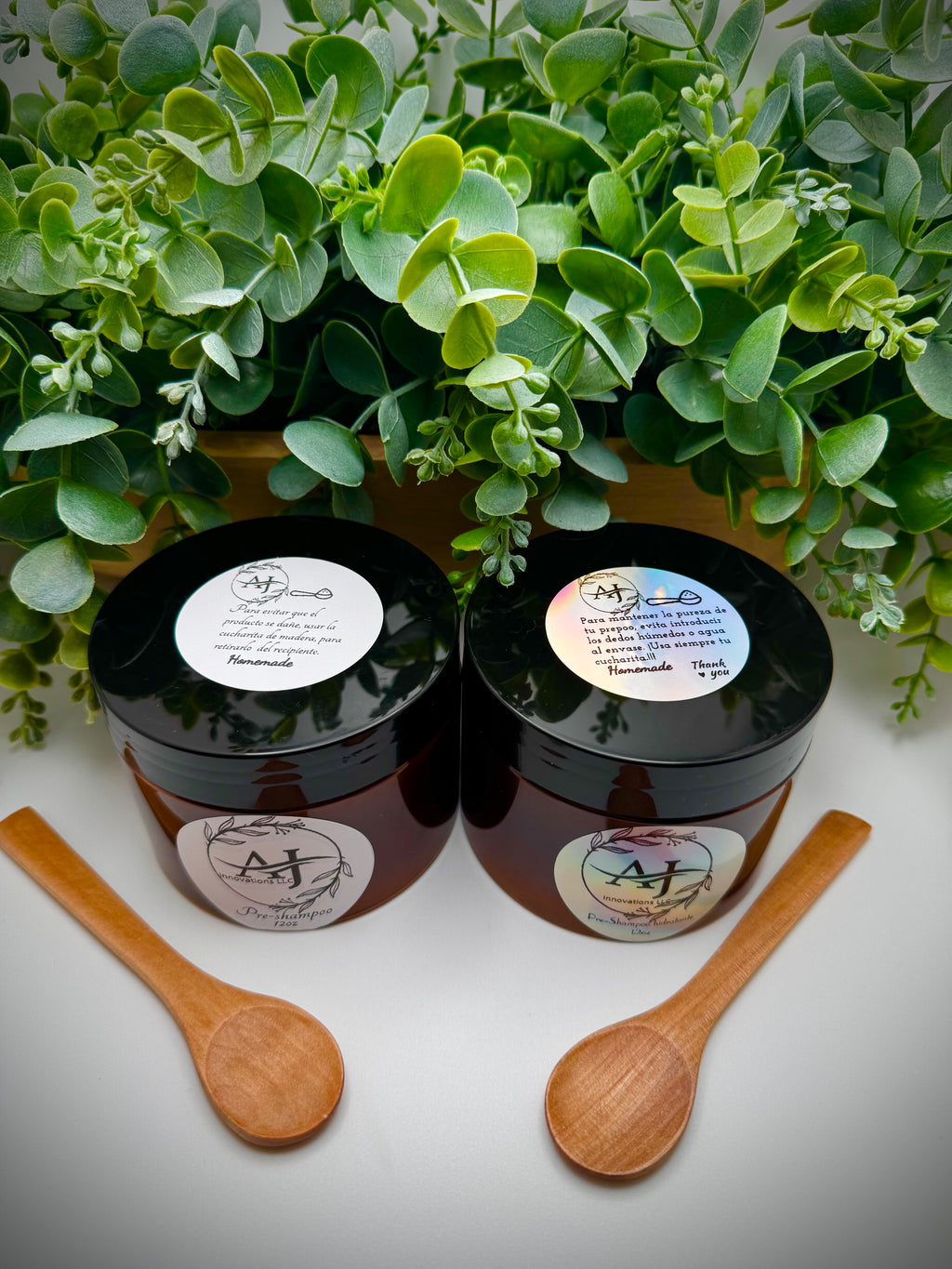 Pre-Shampoo nutritivo e hidratante set de 2 (12oz)
