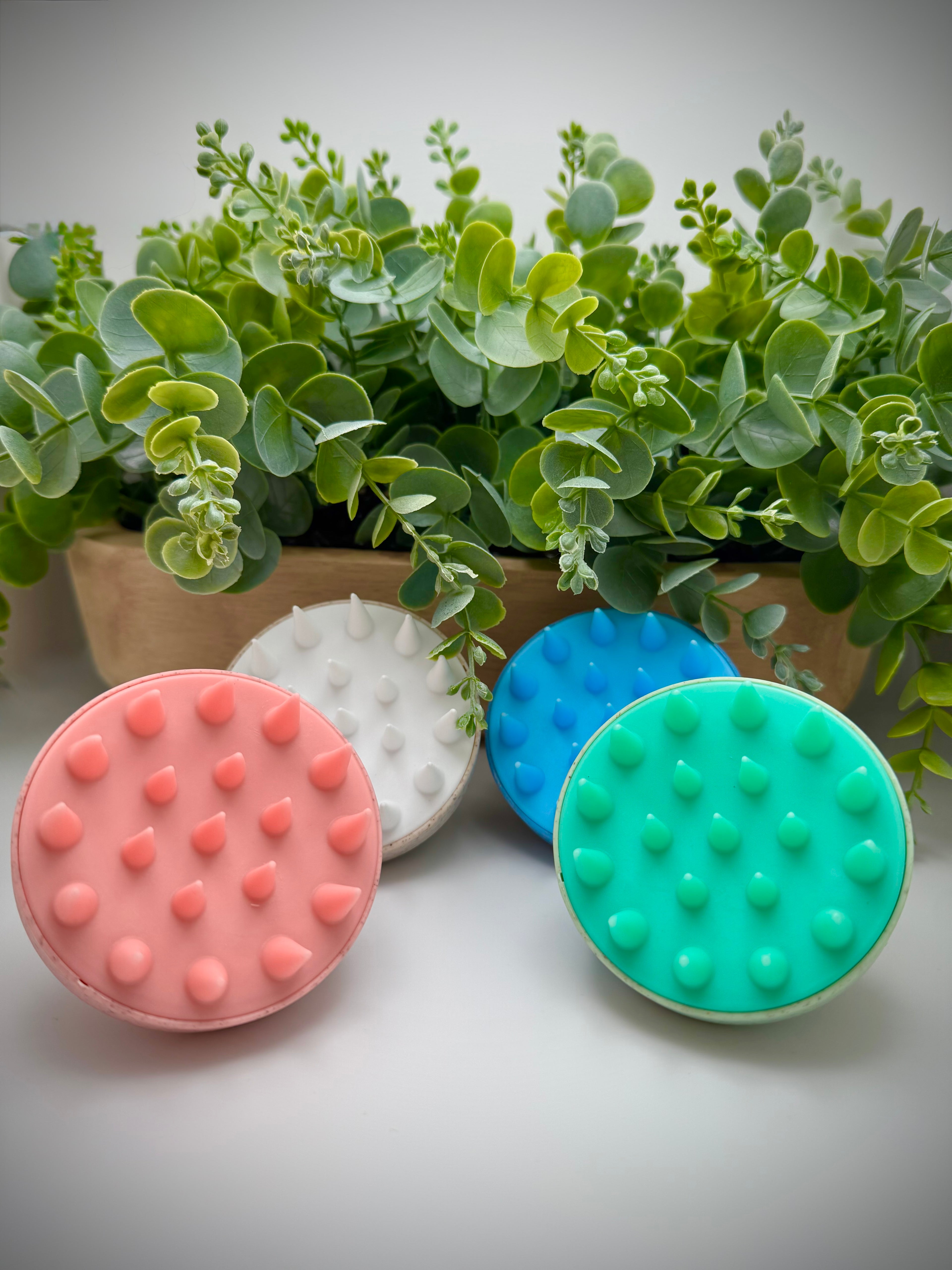 Masajeador de Cuero Cabelludo de Silicona